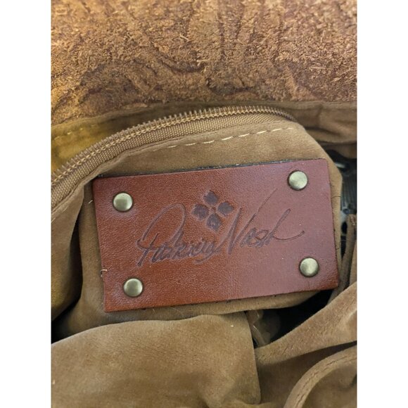 Patricia Nash Handcrafted Genuine Leather Crossbody Bag With Embossed Floral - Picture 5 of 8